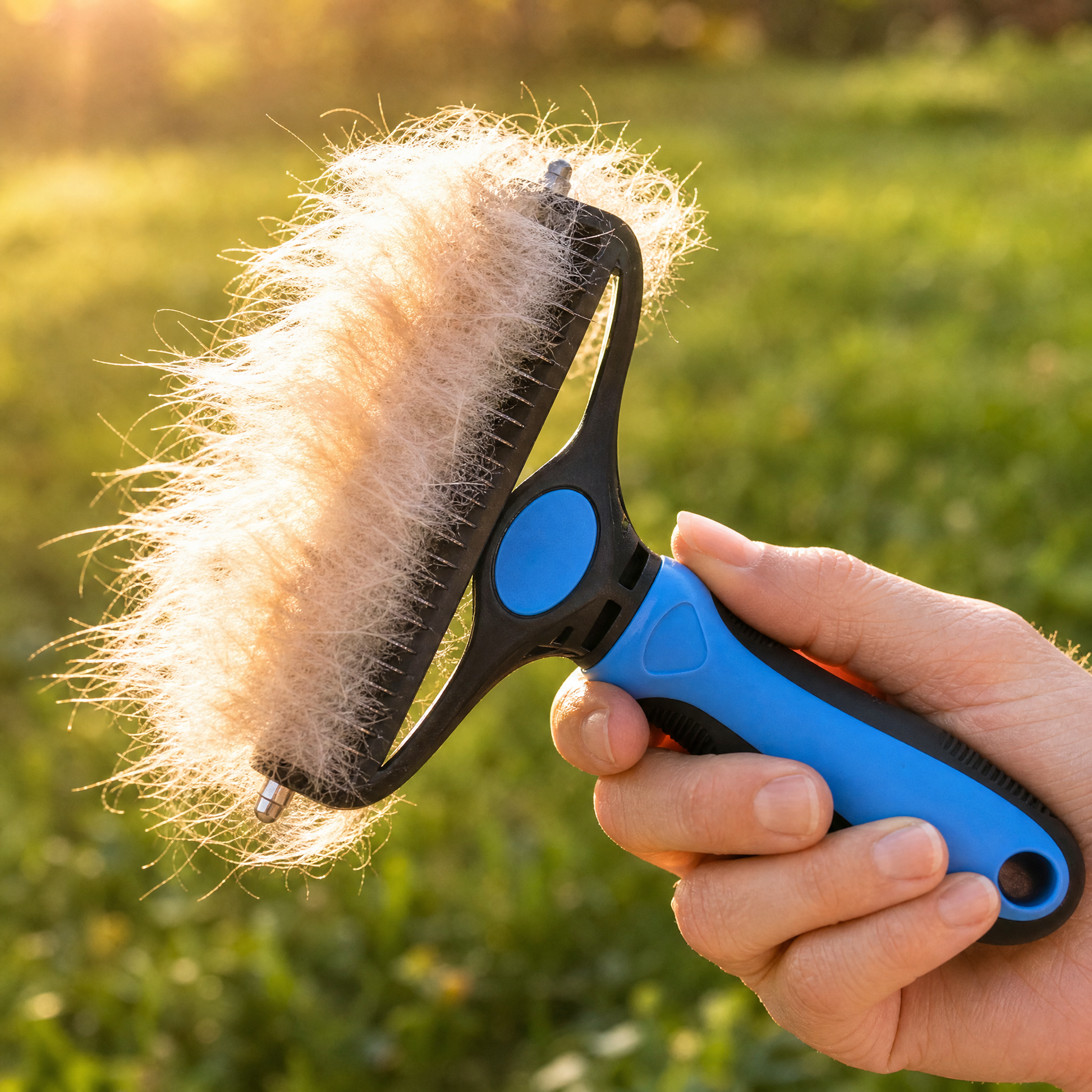 Furmela™ – Double-Sided Dematting Brush for Shedding Dogs