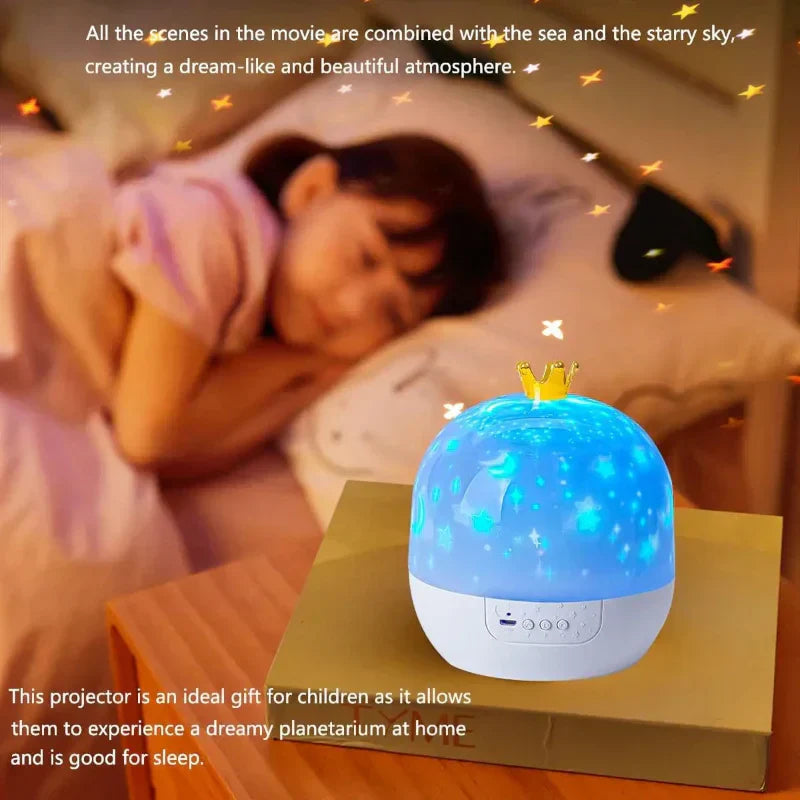 Galaxy Projector Night Light with 360° Rotation