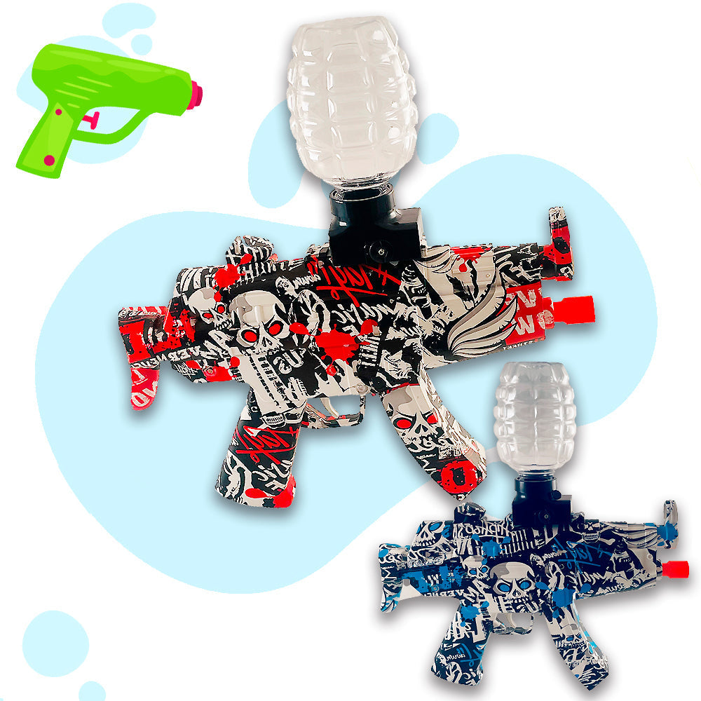 Gel Blaster Electric Submachine Gun - including gel balls - range of 20+ meters -
