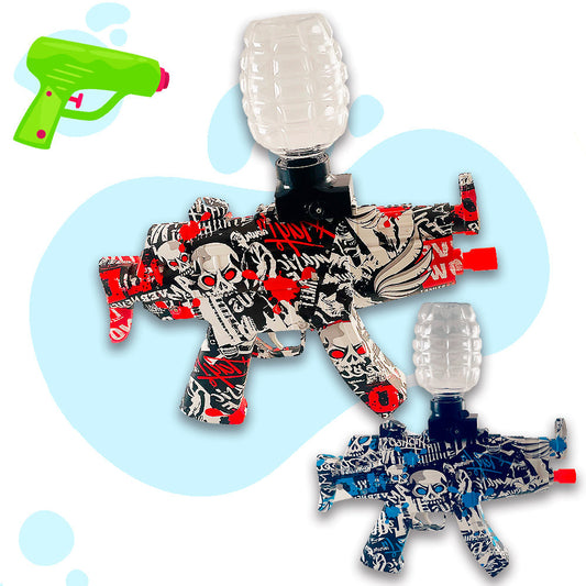 Gel Blaster Electric Submachine Gun - including gel balls - range of 20+ meters -