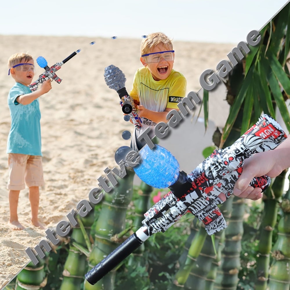 Gel Blaster Rifle - including gel balls - range of 18+ meters -