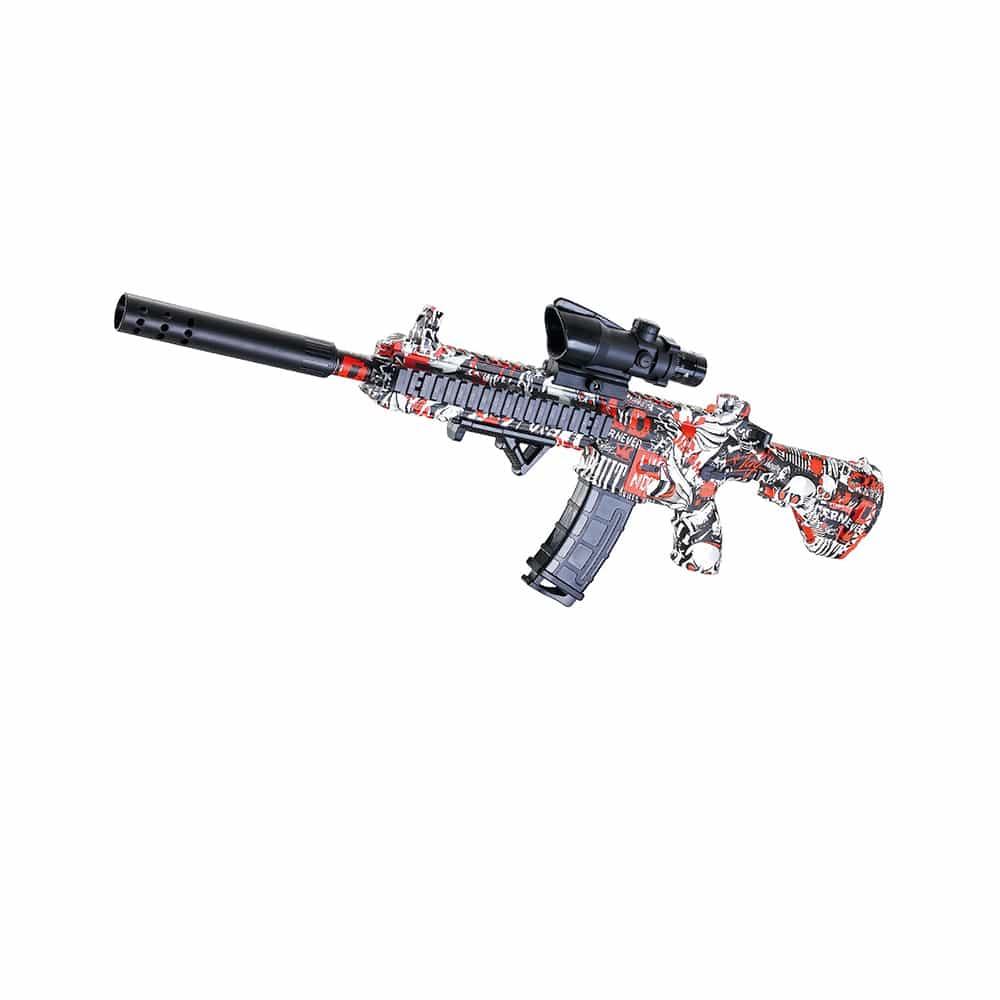 Gel Blaster Rifle - including gel balls - range of 18+ meters -