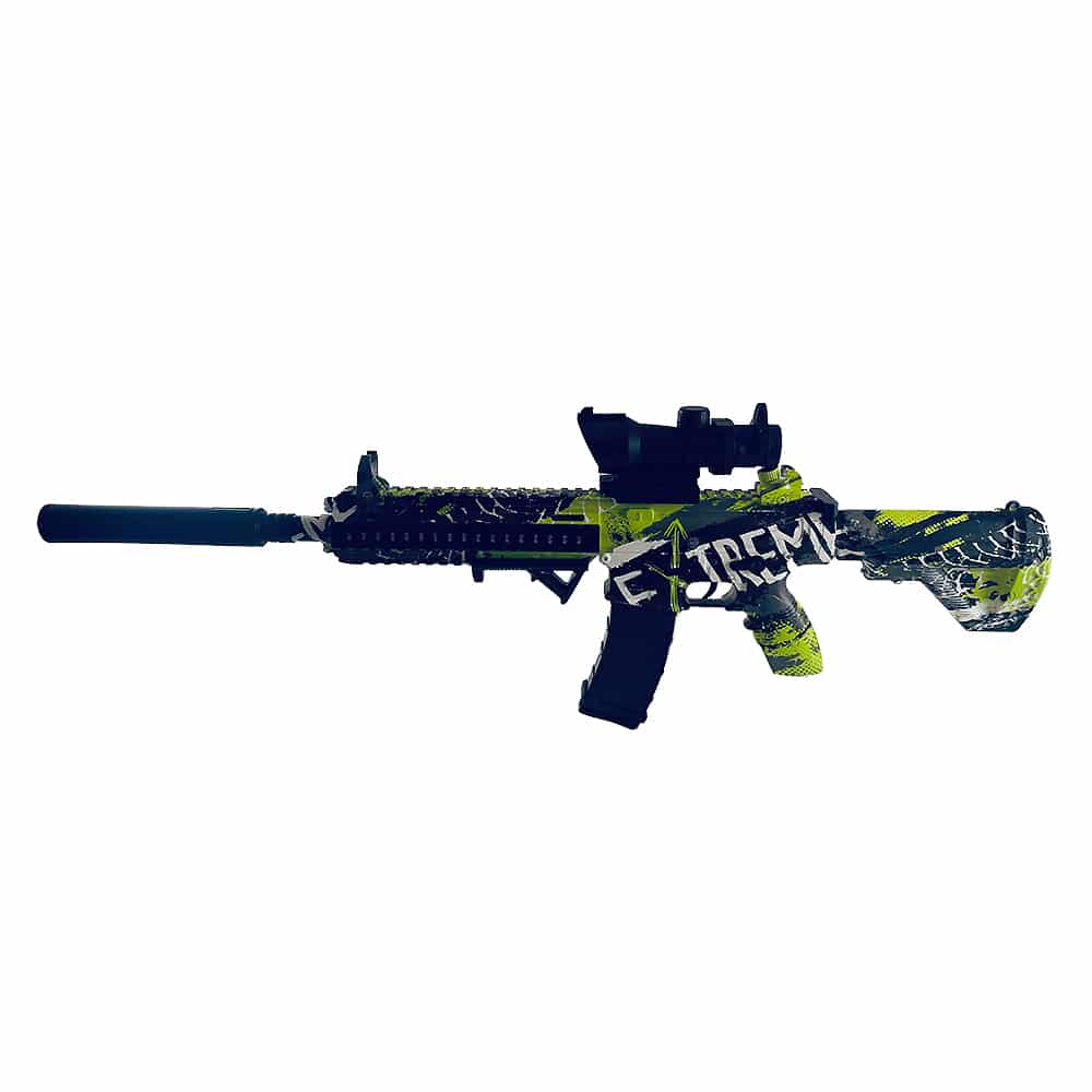 Gel Blaster Rifle - including gel balls - range of 18+ meters -