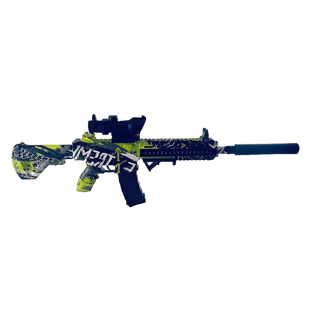 Gel Blaster Rifle - including gel balls - range of 18+ meters -