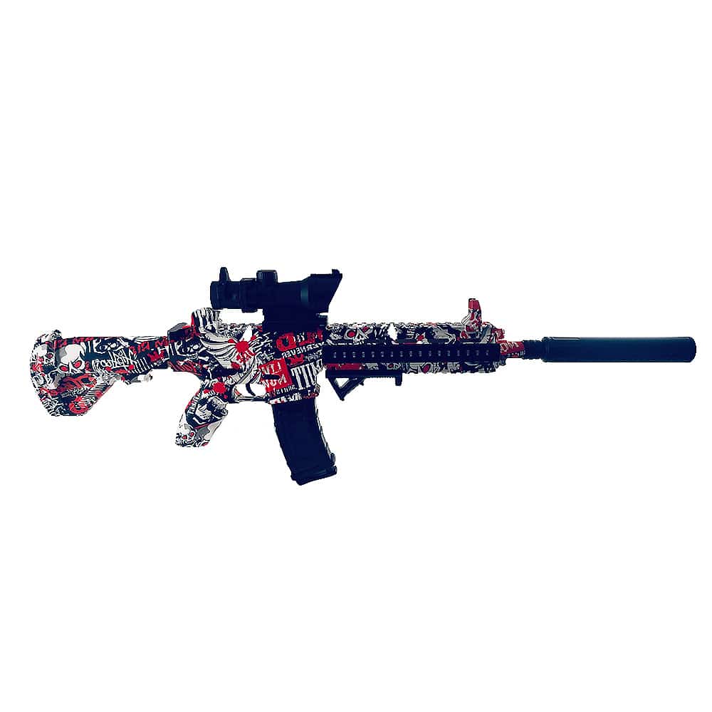 Gel Blaster Rifle - including gel balls - range of 18+ meters -