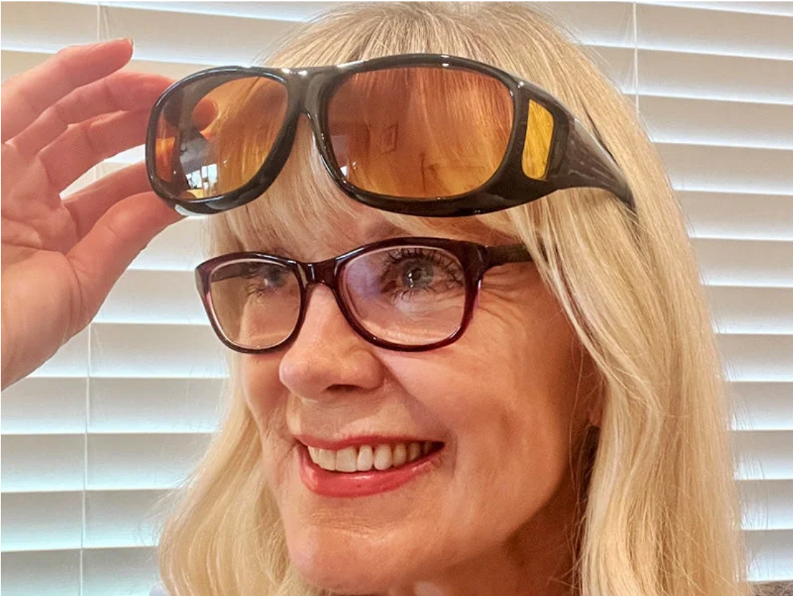 GlareCut | Night Driving Goggles with Orange Tint Against Headlights