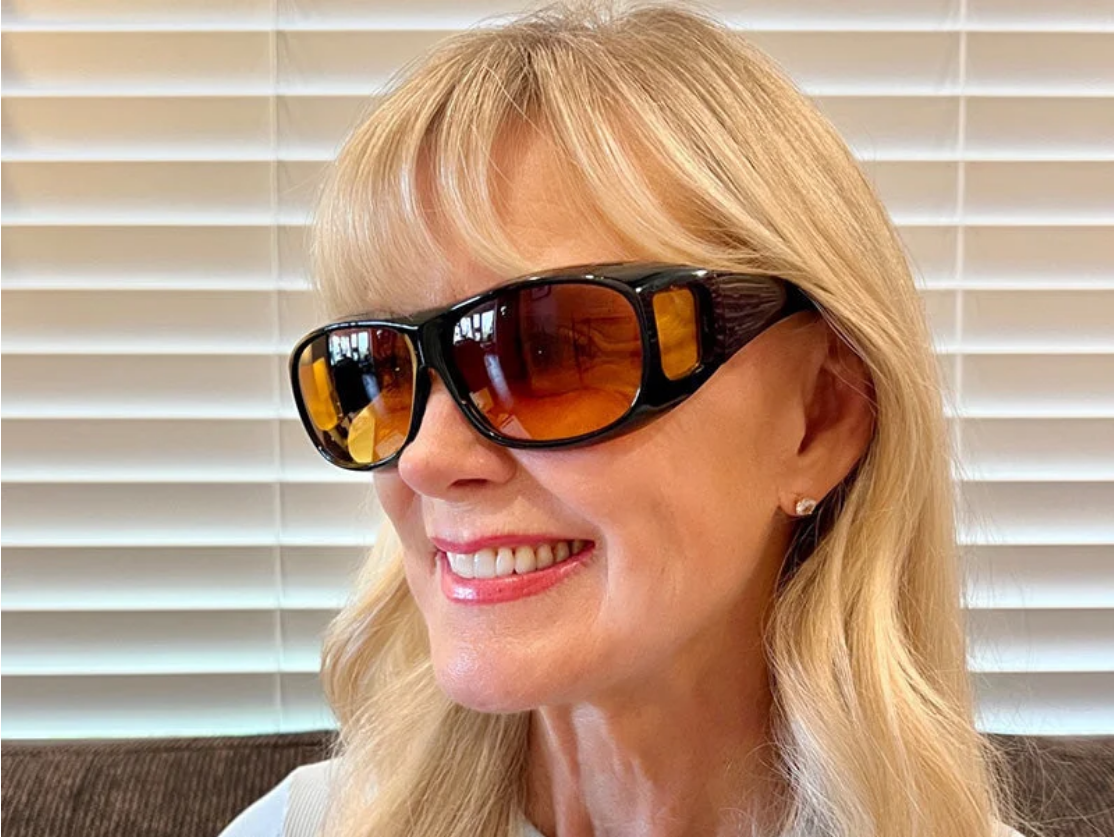 GlareCut | Night Driving Goggles with Orange Tint Against Headlights