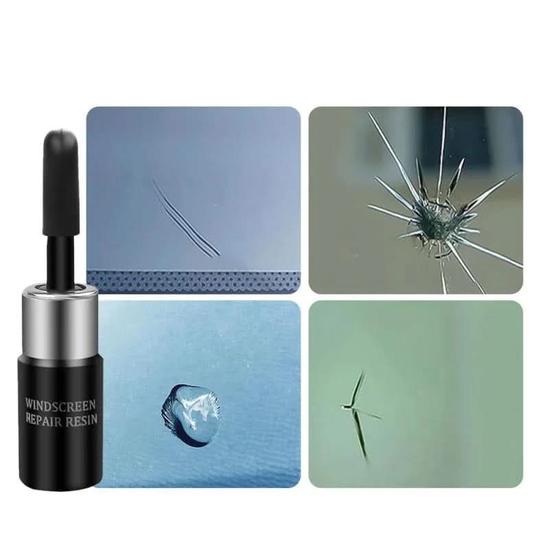 Glass Repair Kit with Resin – Quick and Effective Crack Repair for Windshields and Mirrors