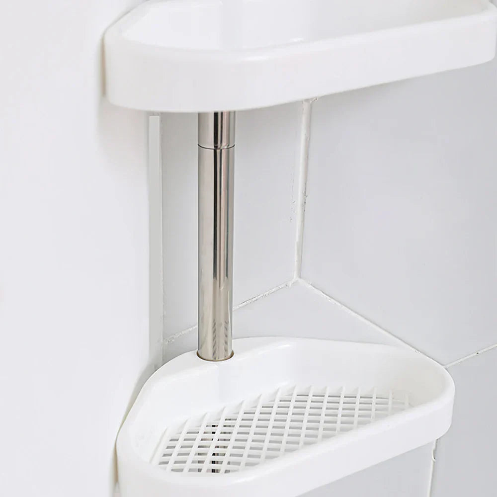 Globetrek° Adjustable Rack: Expandable Bathroom Organizer Adjustable Shelf