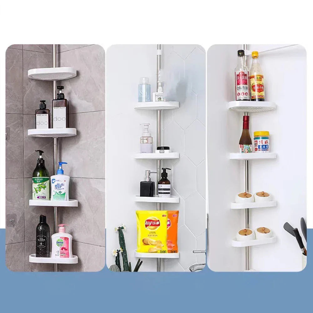 Globetrek° Adjustable Rack: Expandable Bathroom Organizer Adjustable Shelf