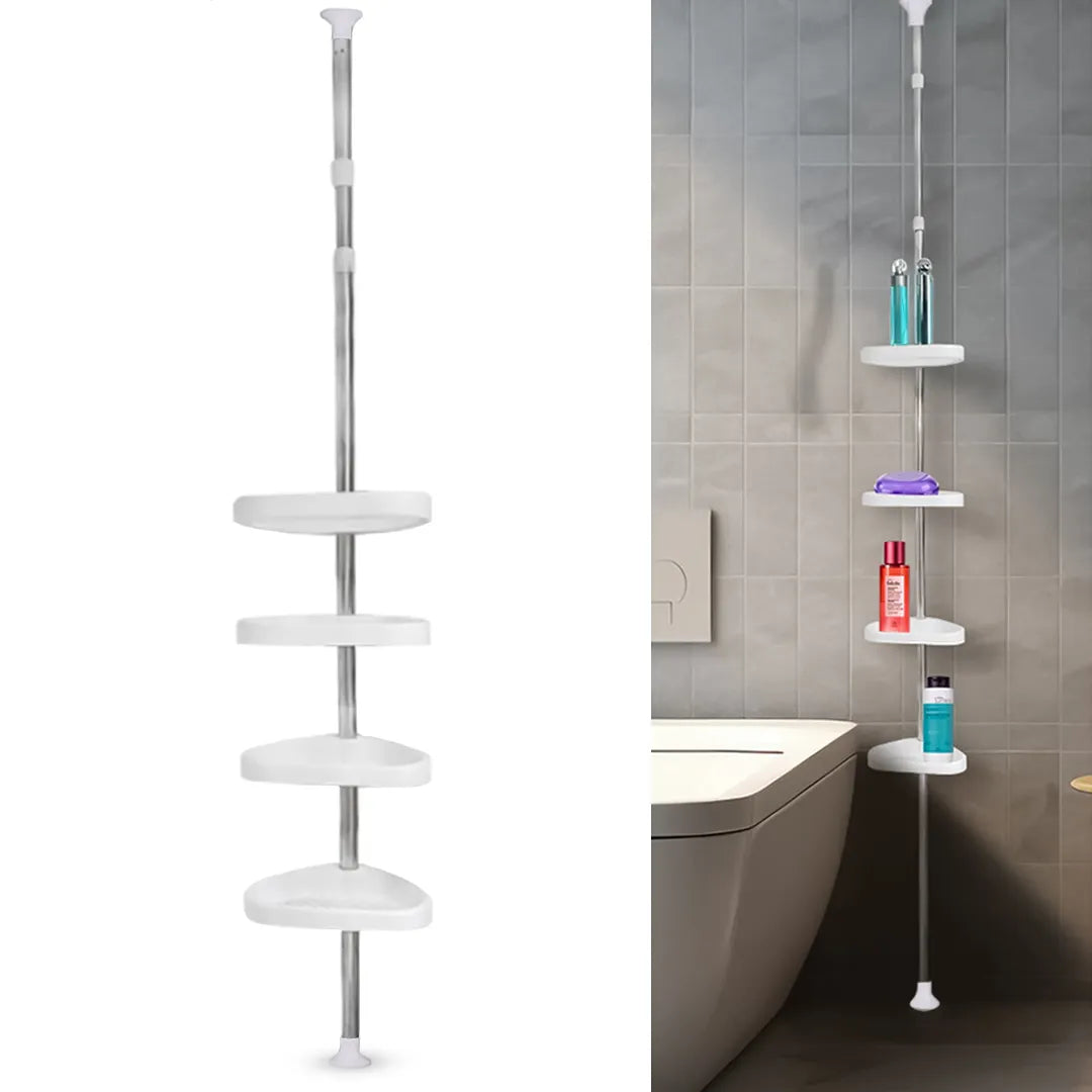 Globetrek° Adjustable Rack: Expandable Bathroom Organizer Adjustable Shelf