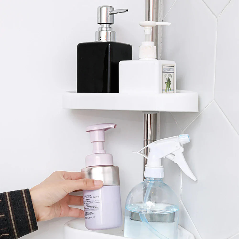 Globetrek° Adjustable Rack: Expandable Bathroom Organizer Adjustable Shelf
