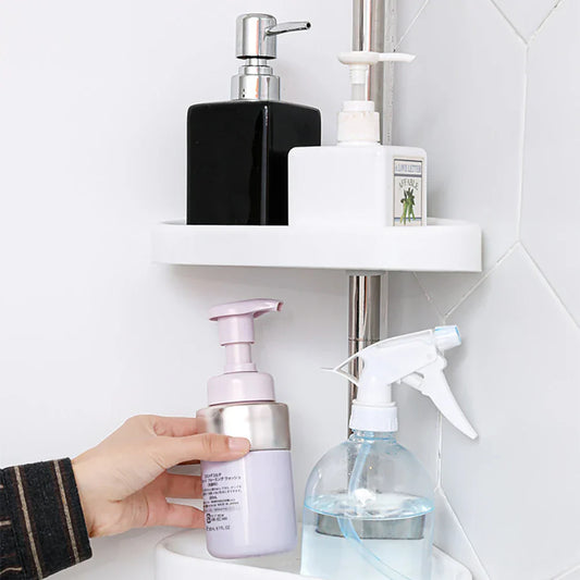 Globetrek° Adjustable Rack: Expandable Bathroom Organizer Adjustable Shelf