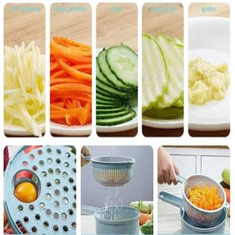 Globetrek° MultiChopper: 12 in 1 Multifunctional Food Chopper