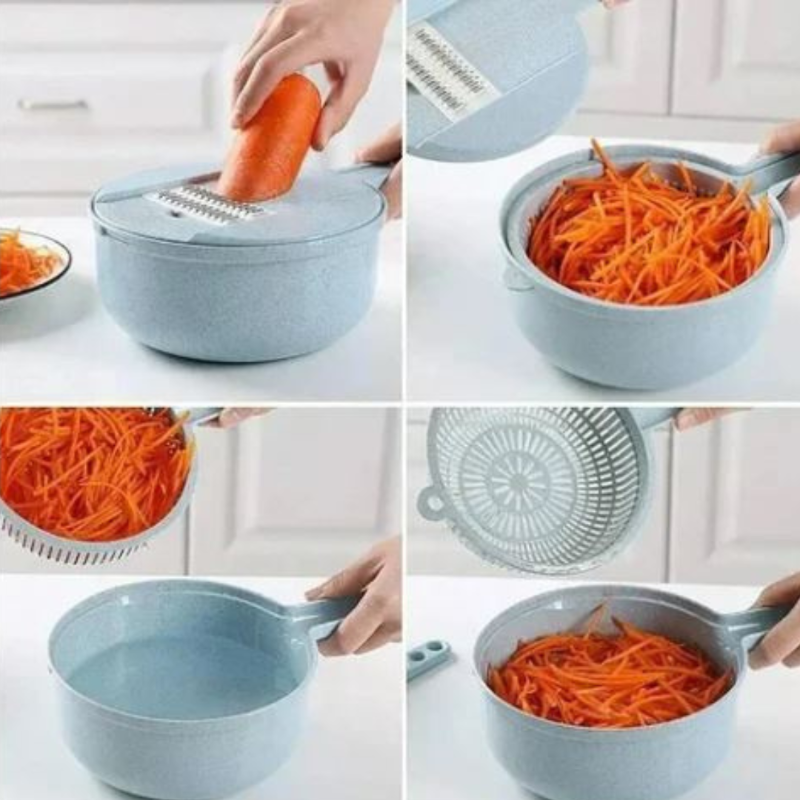 Globetrek° MultiChopper: 12 in 1 Multifunctional Food Chopper