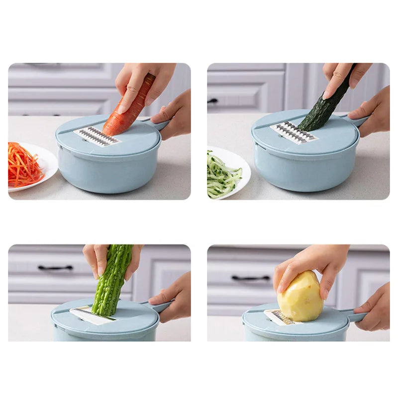 Globetrek° MultiChopper: 12 in 1 Multifunctional Food Chopper