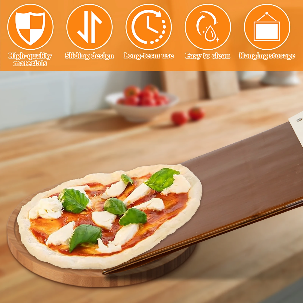 Globetrek° Pizza Peel: High-Quality Non-Stick Pizza Sliding Shovel Kitchen Tool