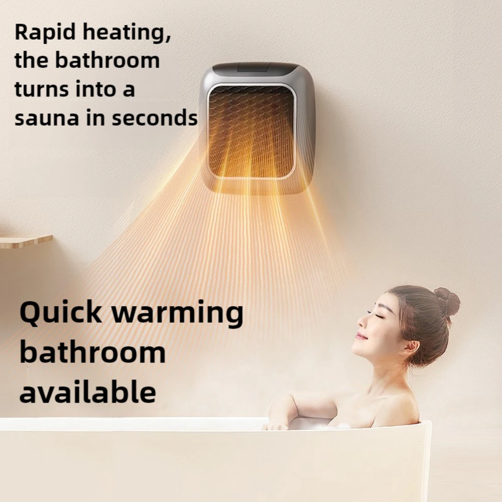 Globetrek° Portable Heater: Portable Energy Efficient Plug-In Wall-Mounted Heating Device
