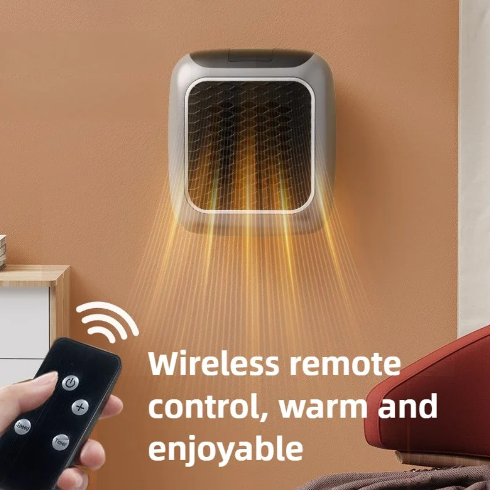 Globetrek° Portable Heater: Portable Energy Efficient Plug-In Wall-Mounted Heating Device