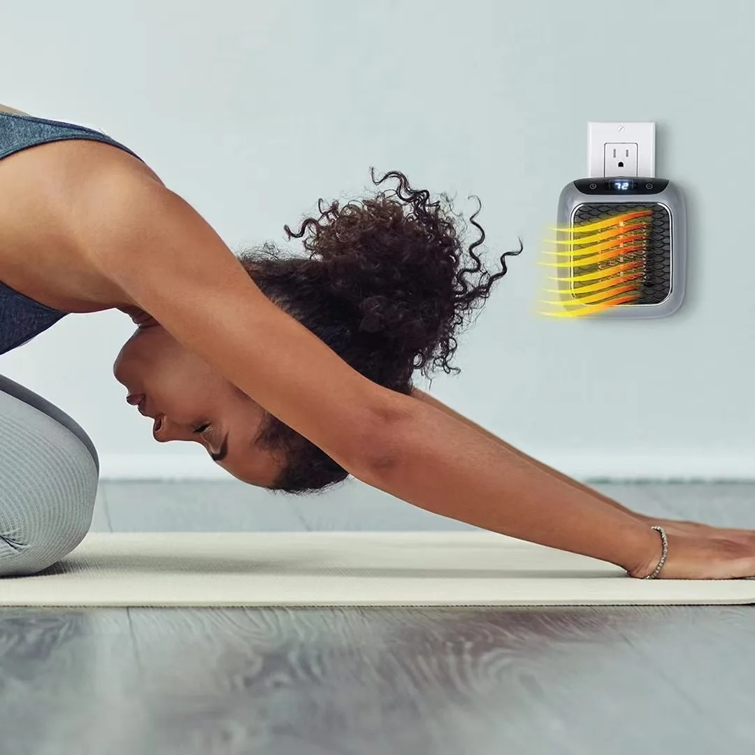 Globetrek° Portable Heater: Portable Energy Efficient Plug-In Wall-Mounted Heating Device