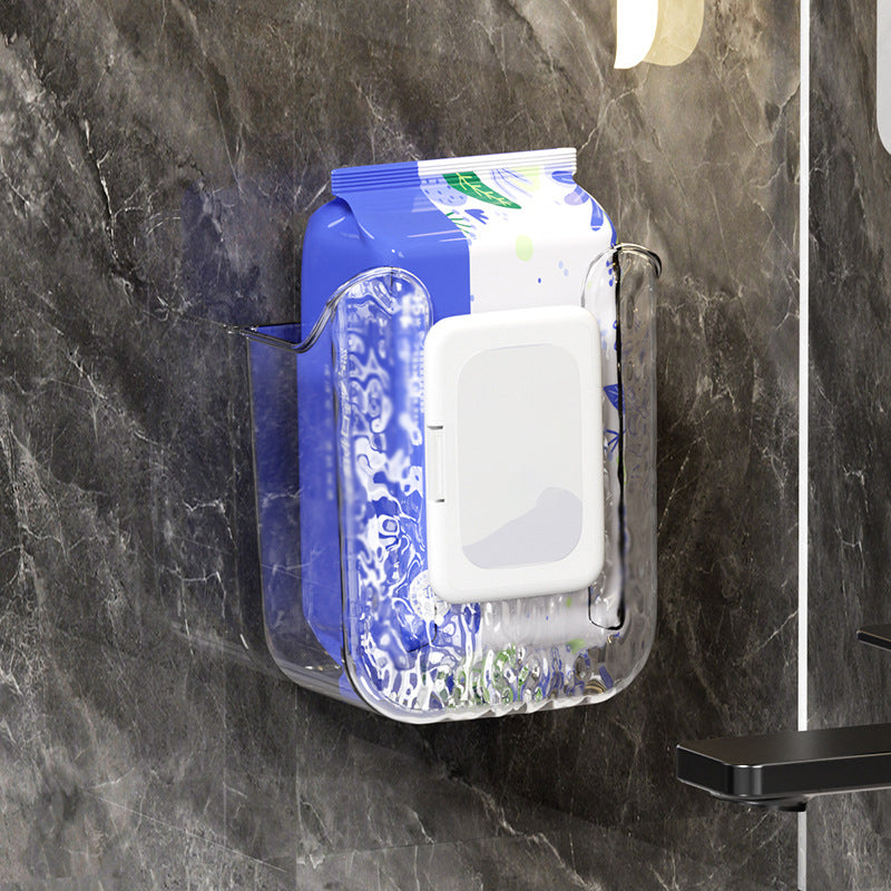 Globetrek° TissueStorage: Wall-Mounted Paper Roll Holder Without Holes