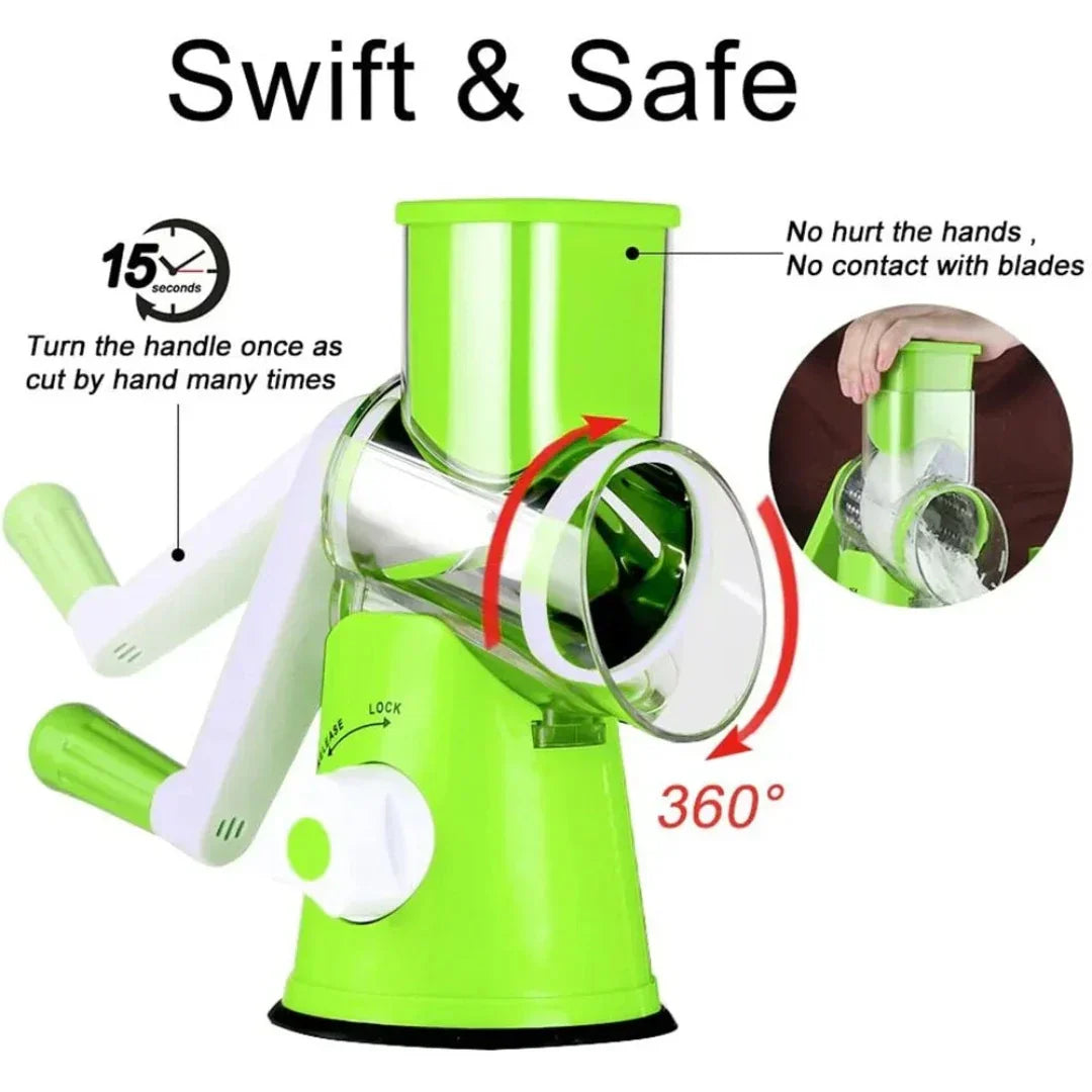 Globetrek° Vegetable Cutter: Rolling Vegetable Slicer