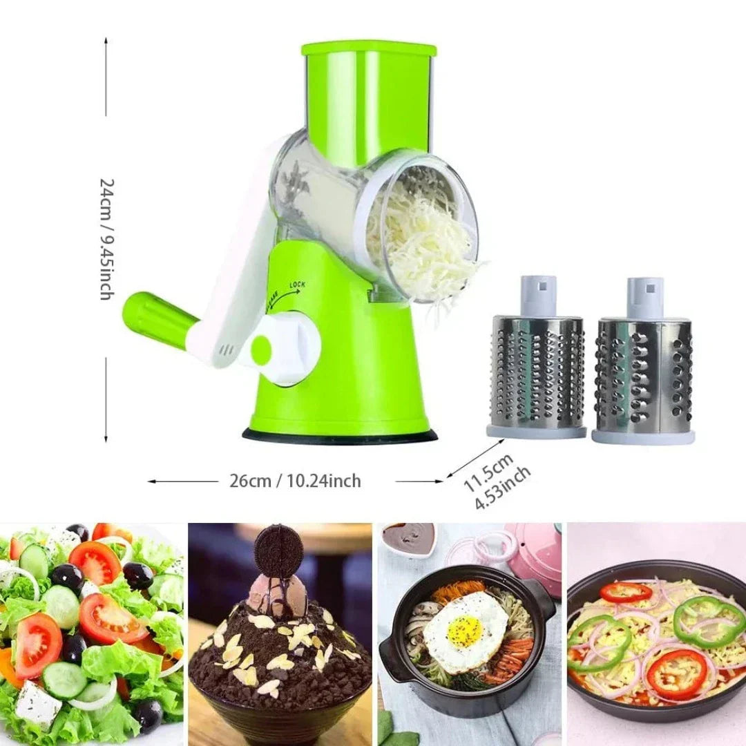Globetrek° Vegetable Cutter: Rolling Vegetable Slicer