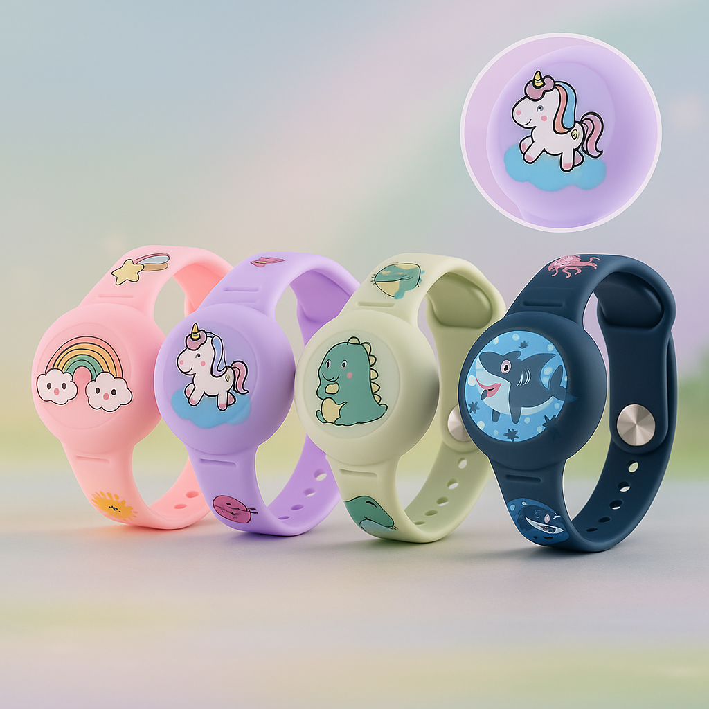 GPS | Kids Bracelet | Location Tracking | Adjustable Silicone Bracelet | KidLoca