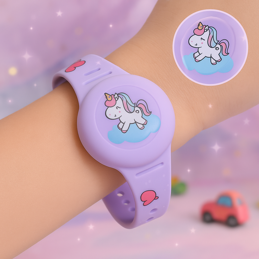 GPS | Kids Bracelet | Location Tracking | Adjustable Silicone Bracelet | KidLoca