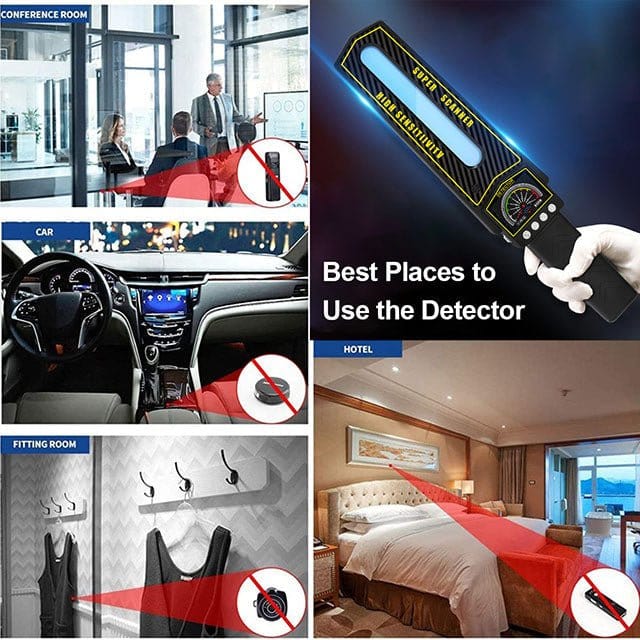 GPS Tracker Detector #2026 – Advanced Bug Sweeper for Hidden Cameras & Trackers