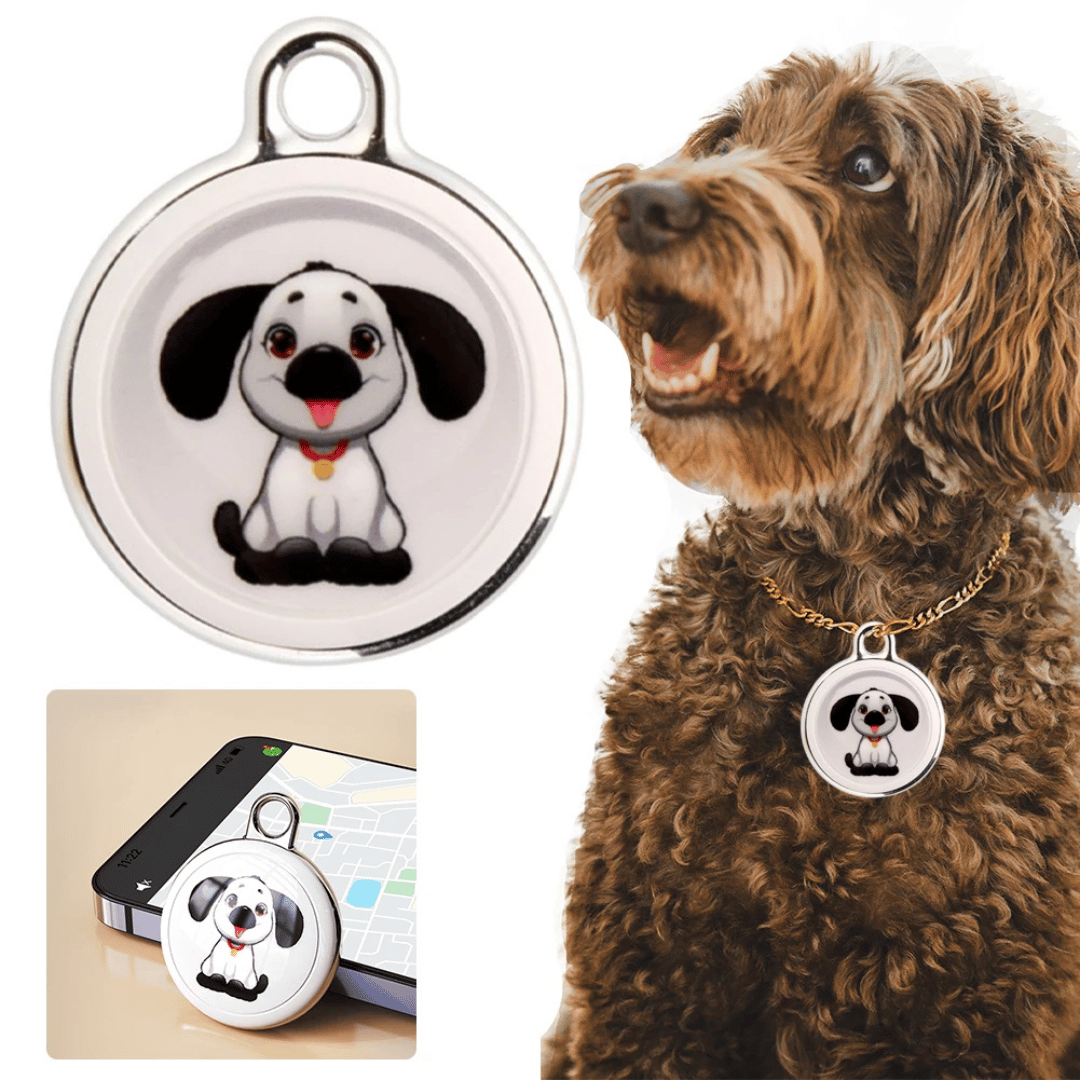 GPS Tracker for Pets with Real-Time Tracking and Sound Alarm – Waterproof Design for Dogs and Cats