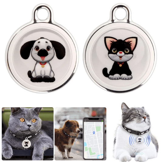 GPS Tracker for Pets with Real-Time Tracking and Sound Alarm – Waterproof Design for Dogs and Cats