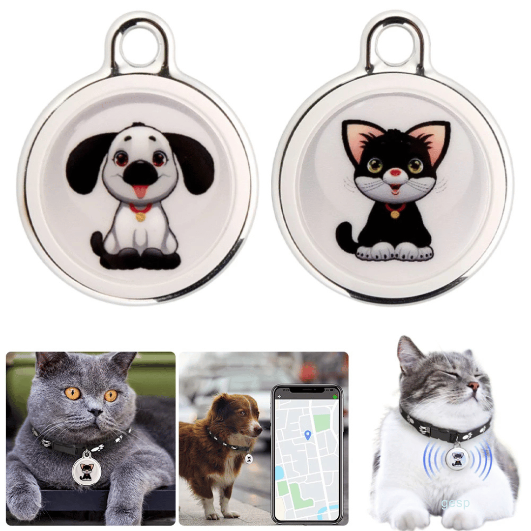 GPS Tracker for Pets with Real-Time Tracking and Sound Alarm – Waterproof Design for Dogs and Cats