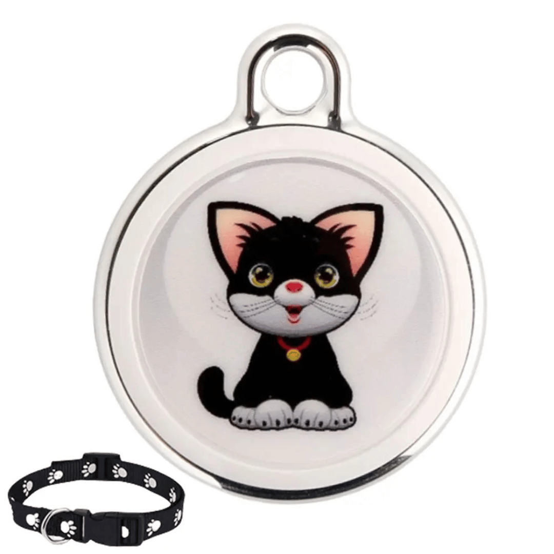 GPS Tracker for Pets with Real-Time Tracking and Sound Alarm – Waterproof Design for Dogs and Cats