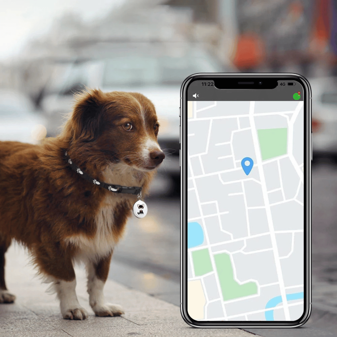 GPS Tracker for Pets with Real-Time Tracking and Sound Alarm – Waterproof Design for Dogs and Cats