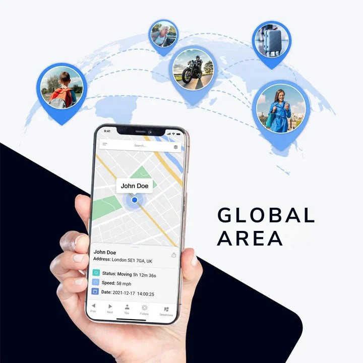 GPS Tracker | Magnetic Mount | Real-Time Tracking via App | SafeTrack
