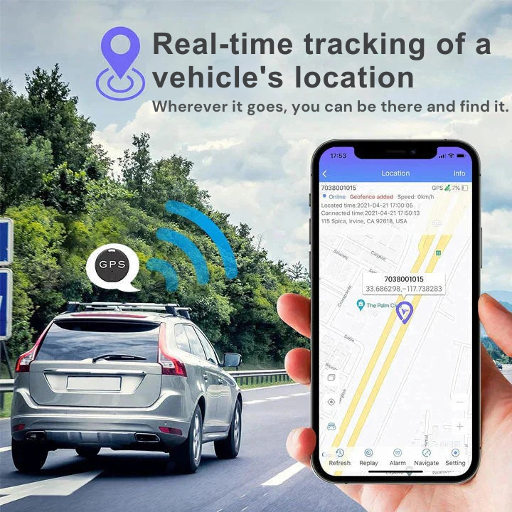 GPS Tracker | Magnetic Mount | Real-Time Tracking via App | SafeTrack