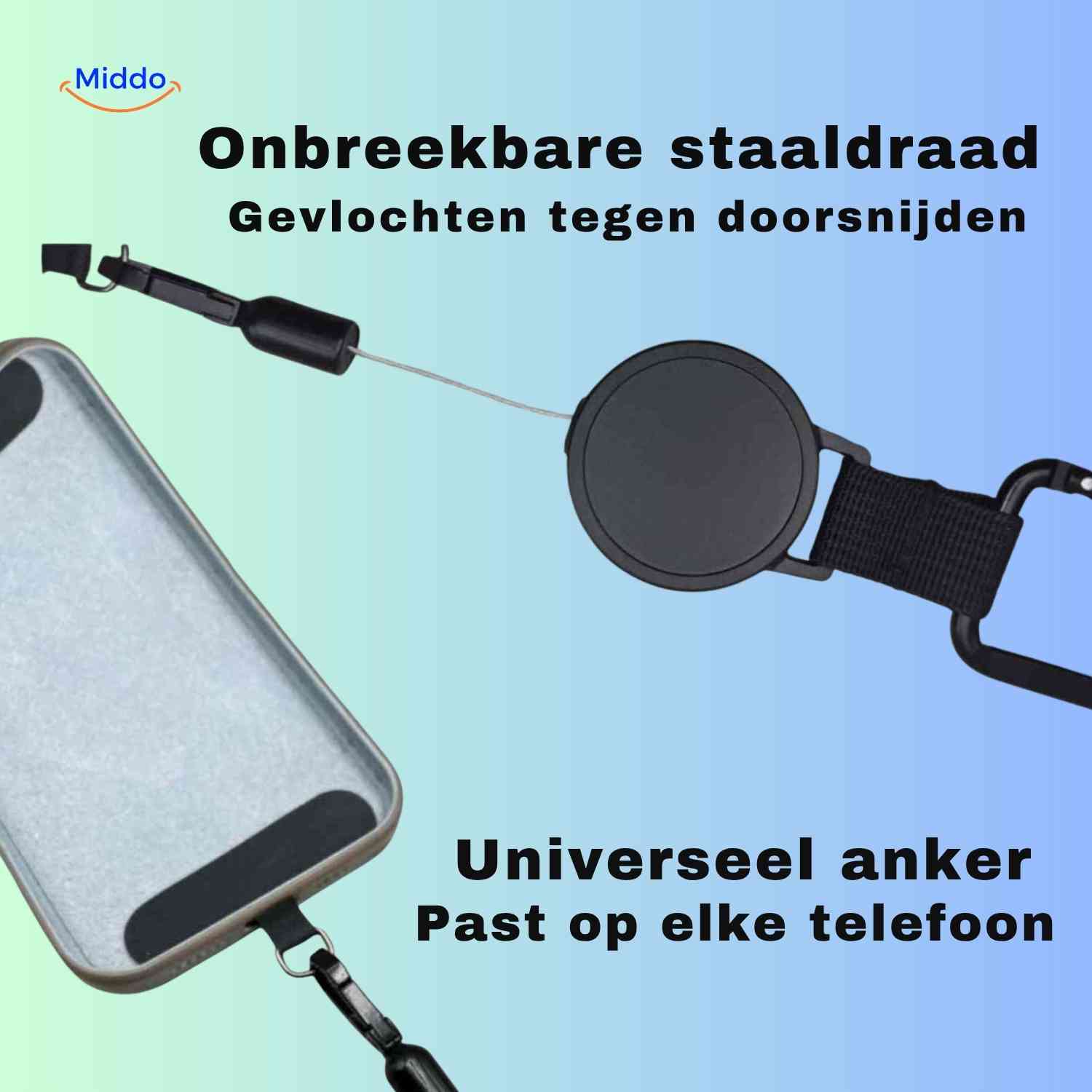 GripLock™ Holder | Theft-Proof, Retractable, and Super Portable!