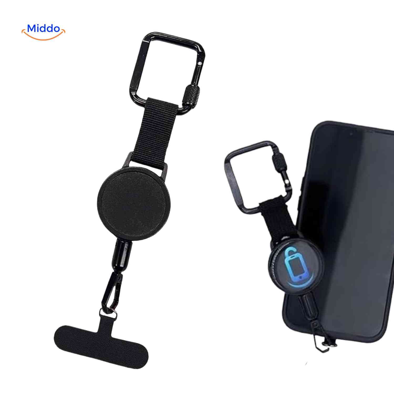 GripLock™ Holder | Theft-Proof, Retractable, and Super Portable!