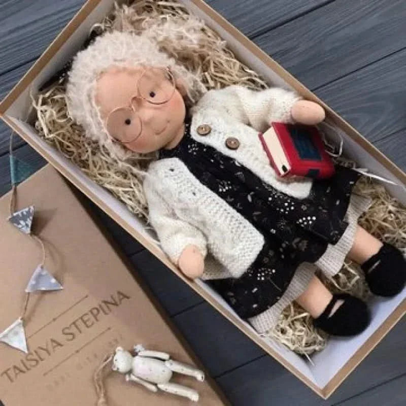 Handmade Cotton Plush Doll – Waldorf Emma Toy