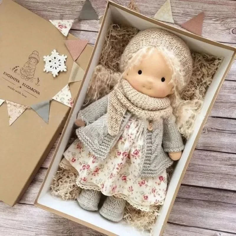 Handmade Cotton Plush Doll – Waldorf Emma Toy