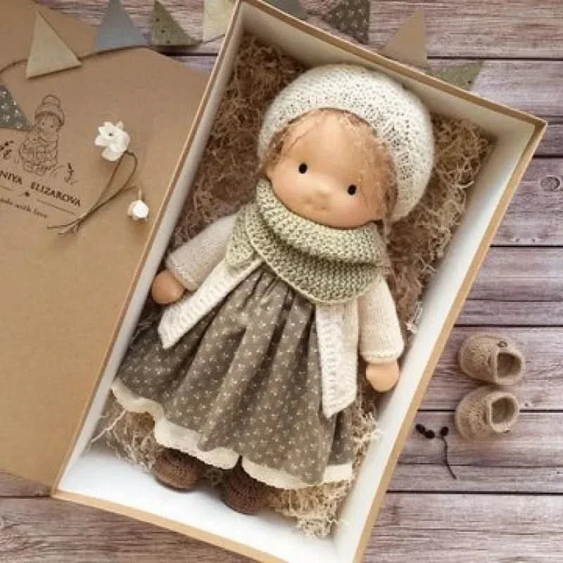 Handmade Cotton Plush Doll – Waldorf Emma Toy