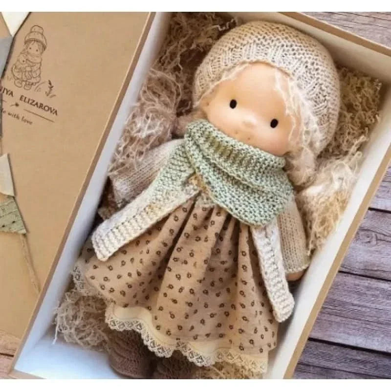 Handmade Cotton Plush Doll – Waldorf Emma Toy