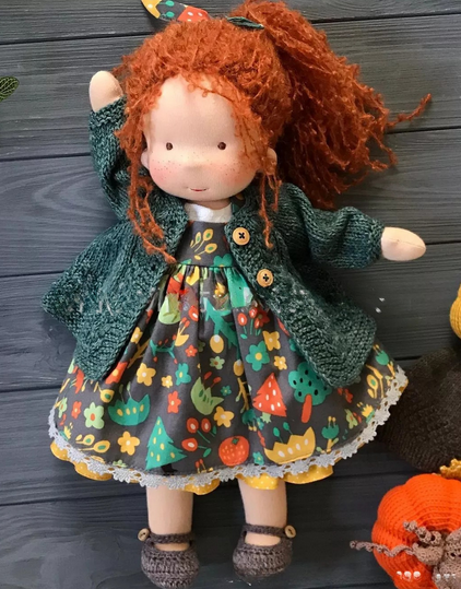 Handmade Waldorf Doll – Imaginative Play Companion | Natural Educational Toy for Children