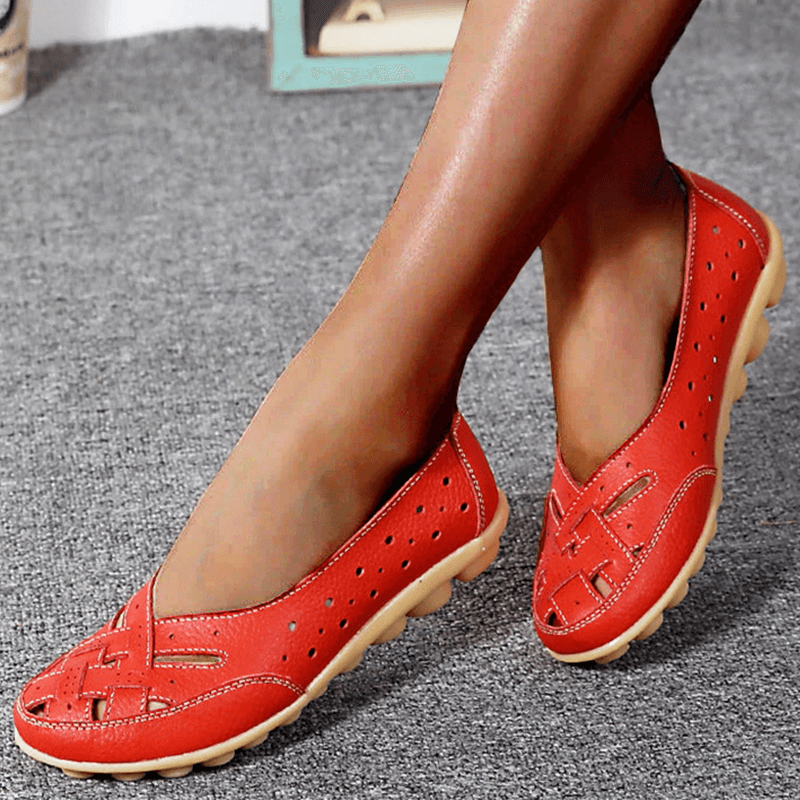 Happy™ SoftShoes: Flexible Soft Cushioned Flat Shoes for Women
