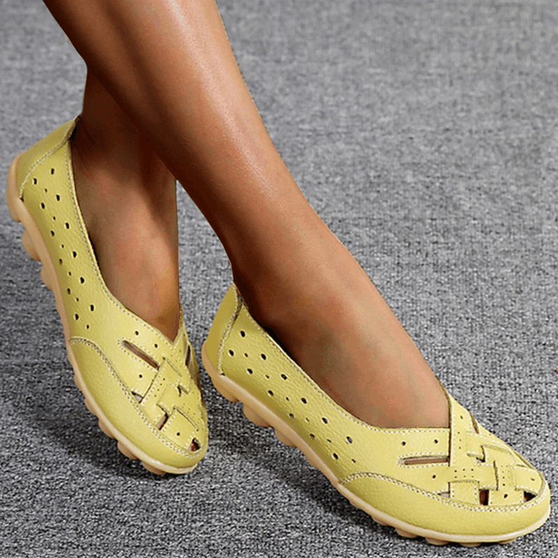 Happy™ SoftShoes: Flexible Soft Cushioned Flat Shoes for Women