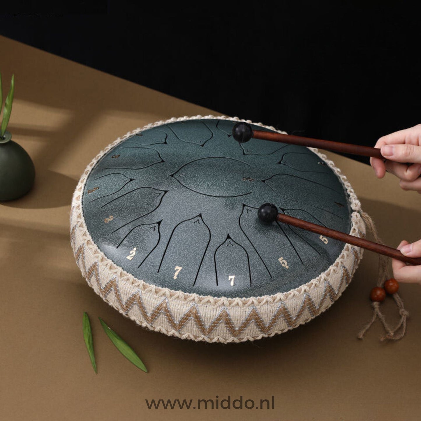Harmonii KlankOase™ Steel Tongue Drum – Magical Sound Bowl Sound for Peace, Meditation & Creative Expression