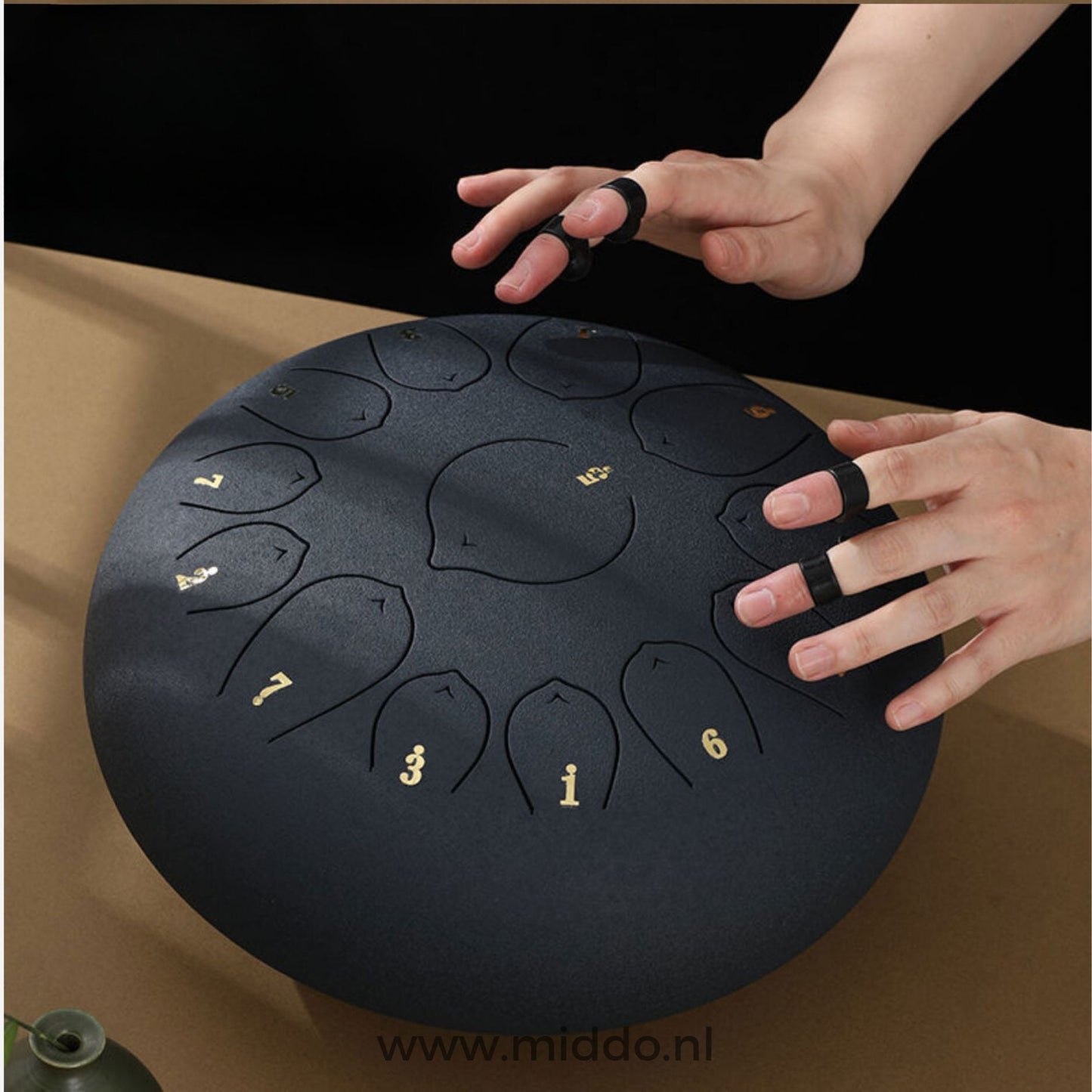 Harmonii KlankOase™ Steel Tongue Drum – Magical Sound Bowl Sound for Peace, Meditation & Creative Expression