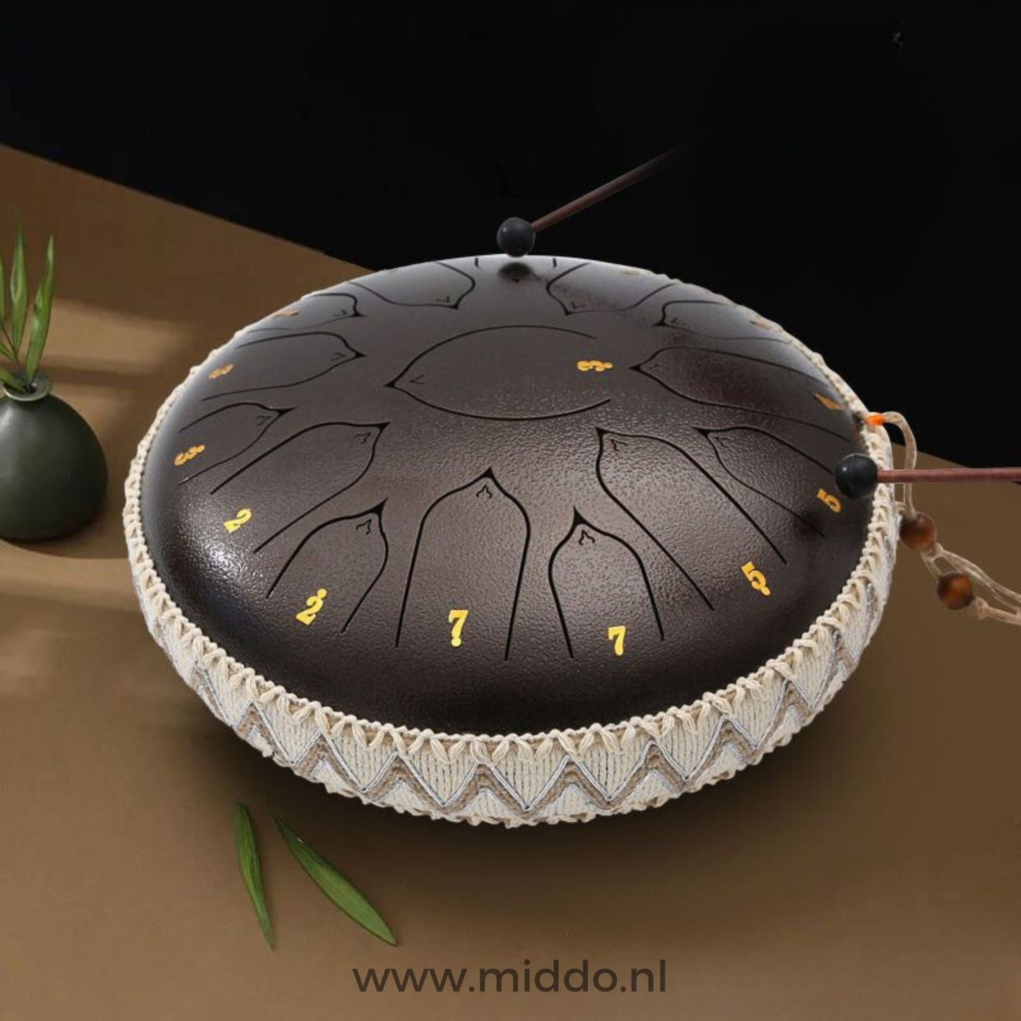 Harmonii KlankOase™ Steel Tongue Drum – Magical Sound Bowl Sound for Peace, Meditation & Creative Expression