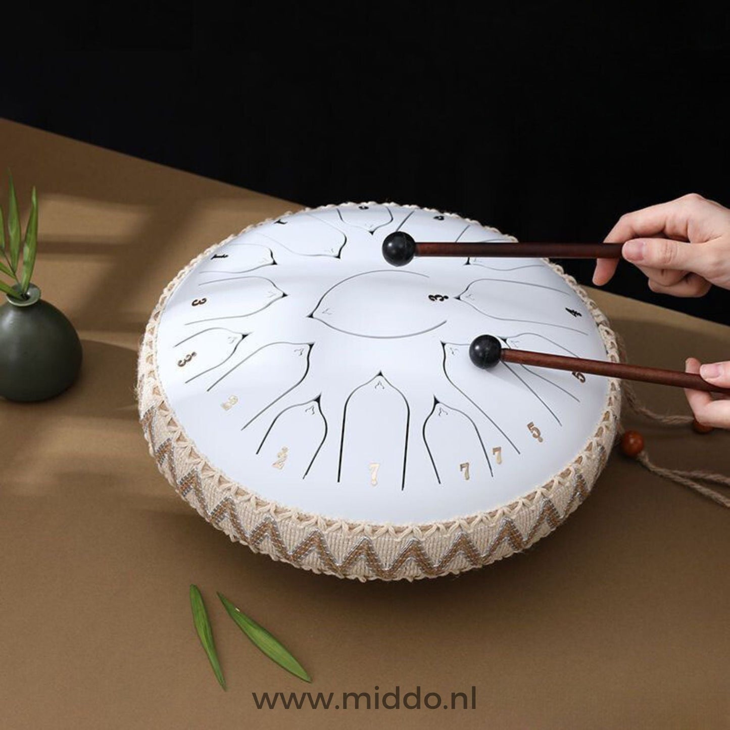 Harmonii KlankOase™ Steel Tongue Drum – Magical Sound Bowl Sound for Peace, Meditation & Creative Expression